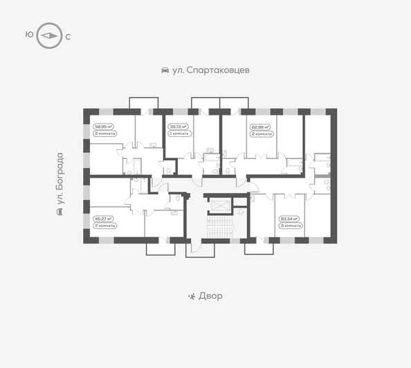
  Продается 3-комн. квартира 84.2 м², в ЖК Кецховели, дом 1. Фото 5.
