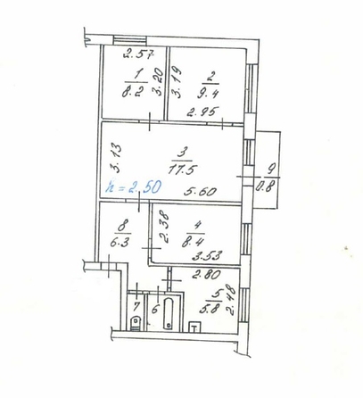 
  Продам 4-комн. квартира 60 м². Фото 33.