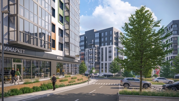 
  Продается 3-комн. квартира 66.61 м², в ЖК Юдинский, дом 1.4. Фото 2.