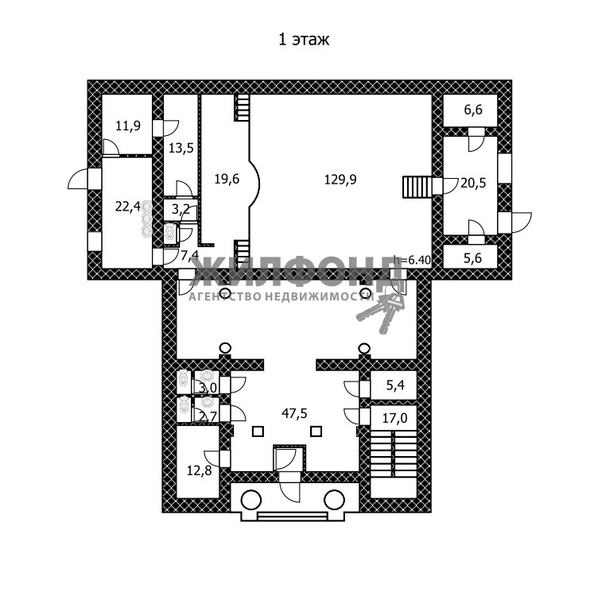 
   Продам помещение свободного назначения, 529 м², Банковский пер

. Фото 1.