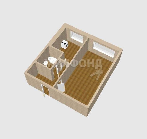 
   Продам 1-комнатную, 29.8 м², Веры Кащеевой ул, 17/1

. Фото 2.