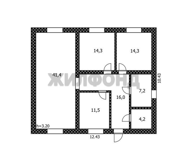 
  Продается дом, 108.9 м², село Фирсово
. Фото 4.