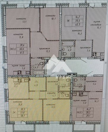 
  Продается 1-комн. квартира, 29.1 м², Юрина/ Кавалерийская ул, д. 118Д
. Фото 1.
