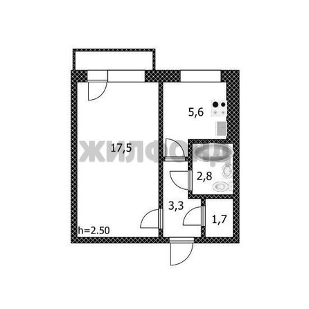 
  Продается 1-комн. квартира, 30.9 м², Телефонная ул
. Фото 10.