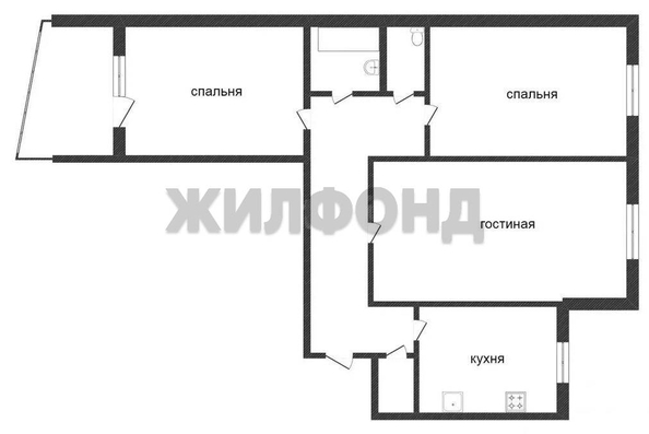 
  Продается 3-комн. квартира, 66 м², Павловский тракт
. Фото 7.