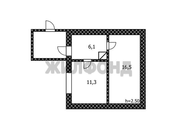 
  Продается дом, 33.9 м², село Налобиха
. Фото 15.