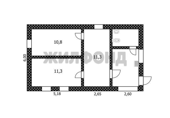 
  Продается дом, 33.4 м², поселок Мохнатушка
. Фото 10.