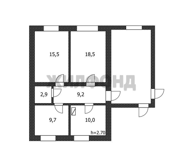 
  Продается дом, 65.8 м², Барнаул
. Фото 5.