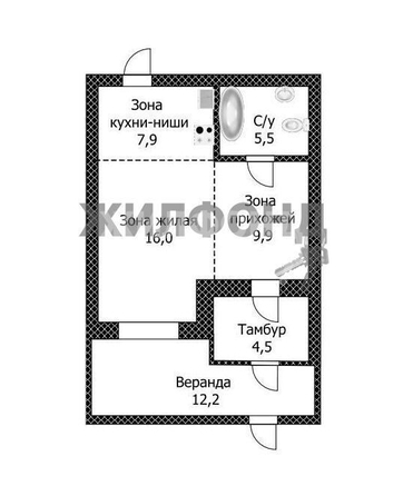
  Продается офис, 56 м², ЖК Новая пристань, дом 4
. Фото 1.