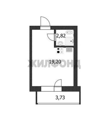 
  Продается студия, 23.1 м², ЖК Некрасов
. Фото 7.