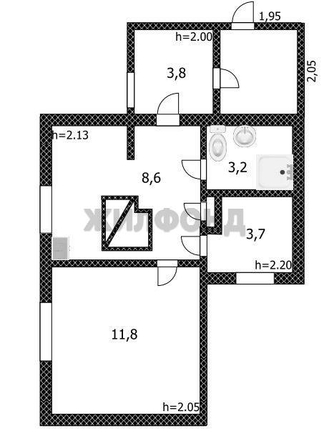 
  Продается дом, 31.4 м², Барнаул
. Фото 10.