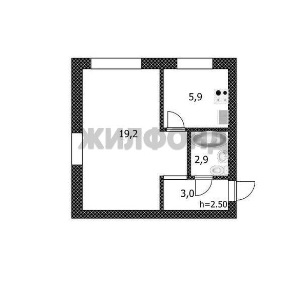 
  Продается 1-комн. квартира, 31 м², Георгия Исакова ул, д. 147
. Фото 11.
