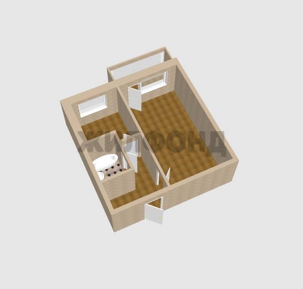 
  Продается 1-комн. квартира, 30.4 м², Юрина ул
. Фото 16.