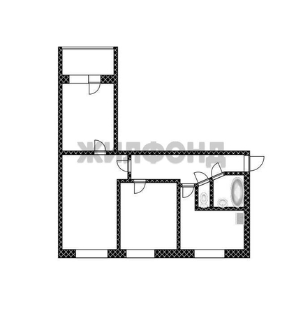 
  Продается 3-комн. квартира, 60.2 м², Попова ул
. Фото 18.