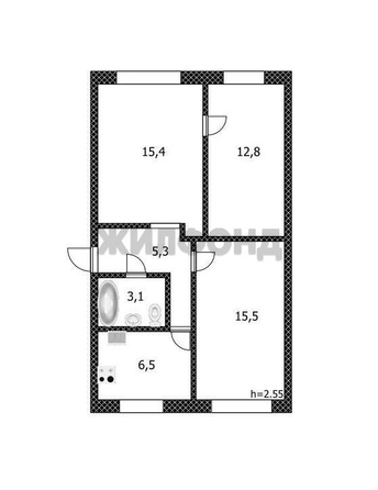 
  Продается 3-комн. квартира, 58.6 м², Георгиева ул, д. 11а
. Фото 32.