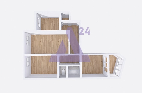 
  Продается 3-комн. квартира, 68.2 м², Чкалова ул, д. 57
. Фото 20.