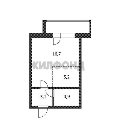 
  Продается студия, 28.9 м², Воровского ул
. Фото 7.