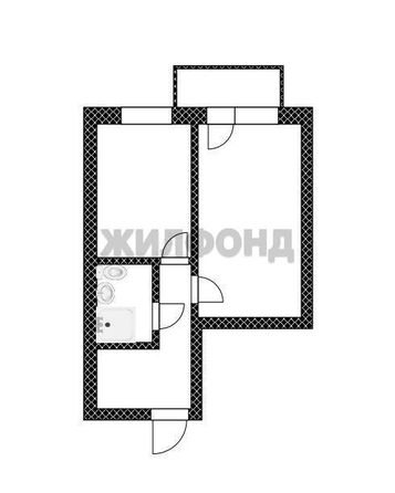 
  Продается 1-комн. квартира, 44.1 м², Северо-Западная ул
. Фото 15.