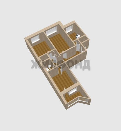 
  Продается 3-комн. квартира, 65.3 м², Балтийская ул
. Фото 16.