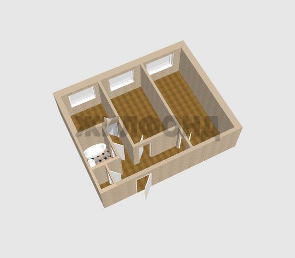 
  Продается 2-комн. квартира, 40.1 м², Юрина ул
. Фото 19.