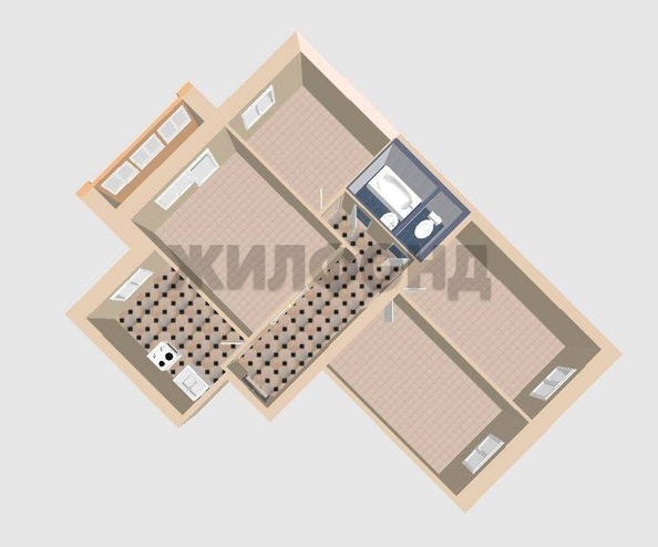 
  Продается 4-комн. квартира 75.3 м². Фото 15.
