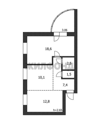 
  Продается 2-комн. квартира 52.9 м². Фото 15.