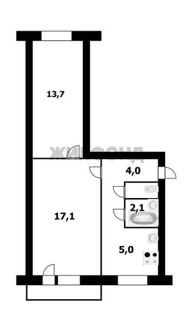
  Продается 2-комн. квартира 43.9 м². Фото 11.
