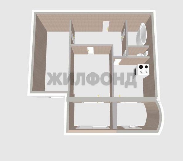 
  Продается 2-комн. квартира 46.6 м². Фото 18.