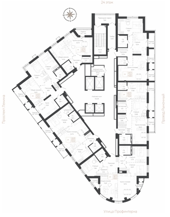 
  Продается 3-комн. квартира 80.65 м², в ЖК Маяковский 2. Фото 1.