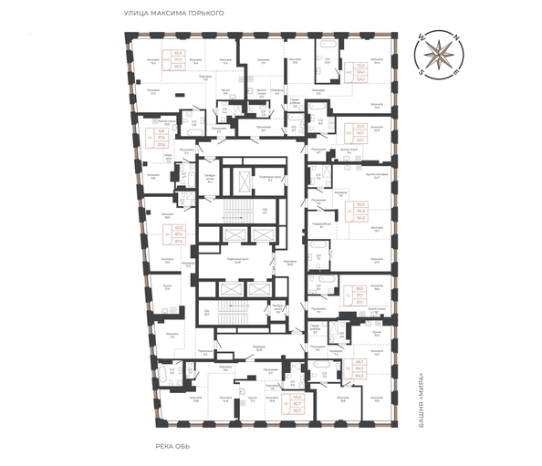 
  Продается 2-комн. квартира 93.7 м², в ЖК Барнаул. Фото 1.