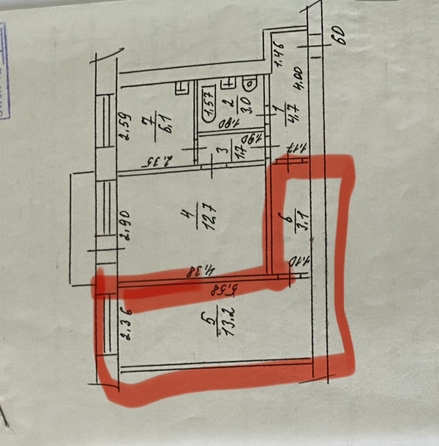 
  Продается комната 16.3 м². Фото 3.