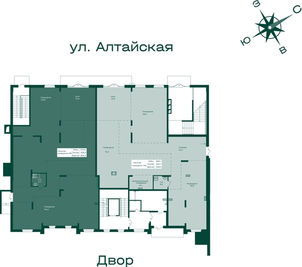 
  Продается универсальное помещение 306.3 м², в ЖК Первогорье, корпус 4. Фото 1.