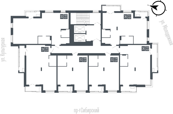 
  Продается 3-комн. квартира 83.37 м², в ЖК Опера Резиденс. Фото 2.