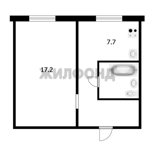 
  Продается 1-комн. квартира 30.9 м². Фото 17.