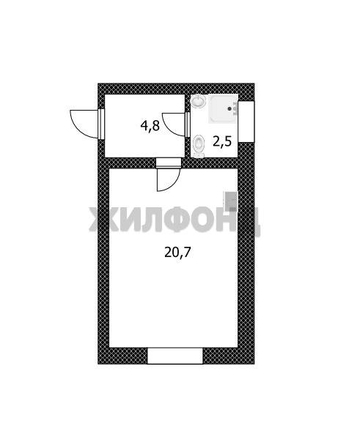 
  Продается студия 28.8 м². Фото 10.