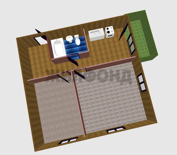 
  Продается 2-комн. квартира 46 м², в ЖК Дружба, Шевченко, 135. Фото 2.