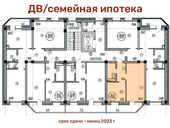 
   Продам 1-комнатную, 33.2 м², Строителей Проспект, 5А

. Фото 6.