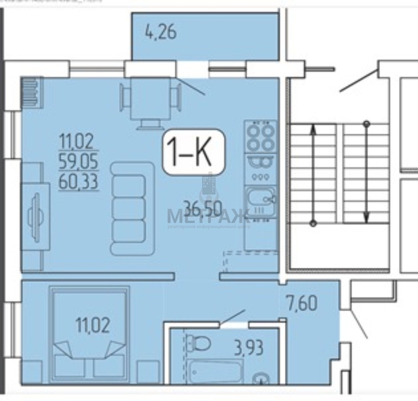 
   Продам 1-комнатную, 38.6 м², 0-я (СНТ Сибиряк тер) ул, 24

. Фото 1.