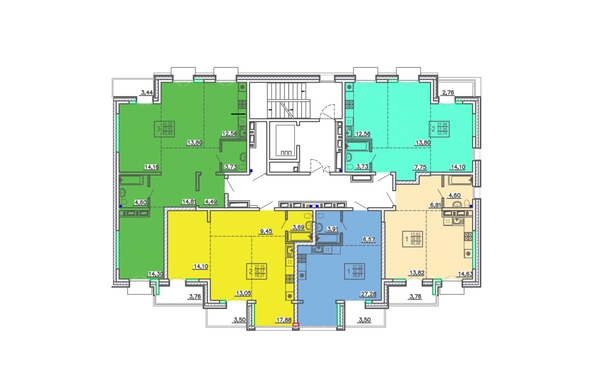 
  Продается 2-комн. квартира 51.9 м², в ЖК Ёлки, дом 2. Фото 1.