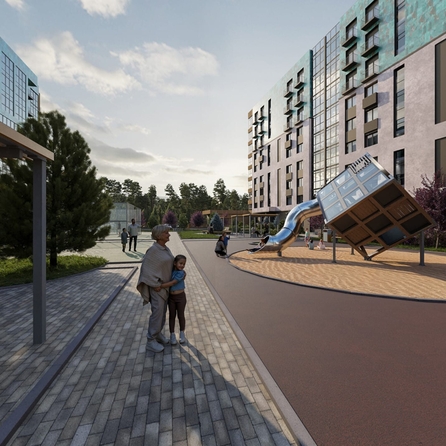 
  Продается 2-комн. квартира 57.4 м², в ЖК Ёлки, дом 1. Фото 40.