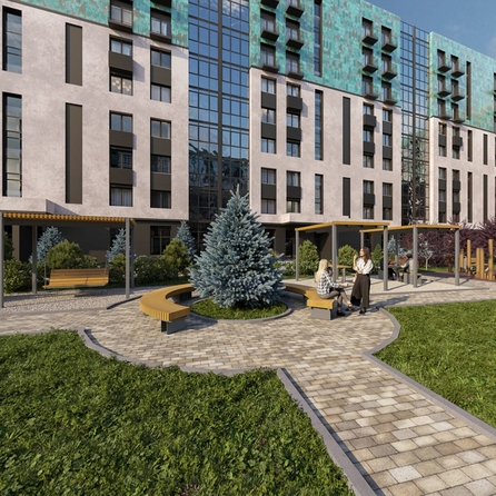 
  Продается 1-комн. квартира 45.15 м², в ЖК Ёлки, дом 3. Фото 42.