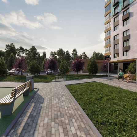 
  Продается 1-комн. квартира 40.99 м², в ЖК Ёлки, дом 3. Фото 41.