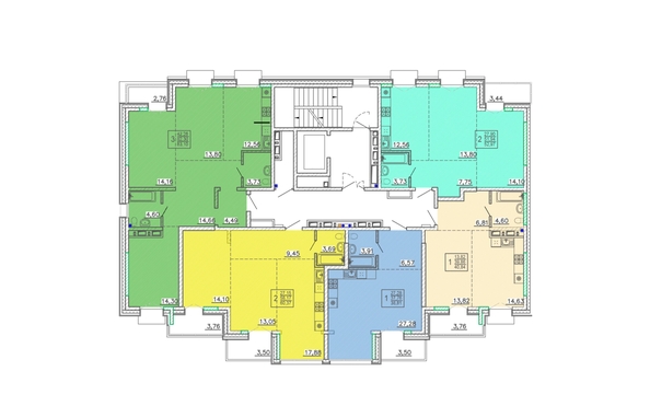 
  Продается студия 39.6 м², в ЖК Ёлки, дом 1. Фото 1.