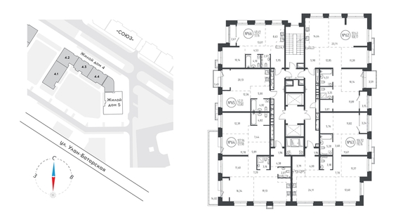 
   Продам 1-комнатную, 43.5 м², СОЮЗ PRIORITY, дом 5

. Фото 1.