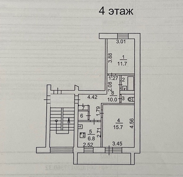 
   Продам 2-комнатную, 50 м², Северная ул, 48

. Фото 10.