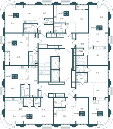 
   Продам 3-комнатную, 75.92 м², Бродский, 1-я очередь

. Фото 2.