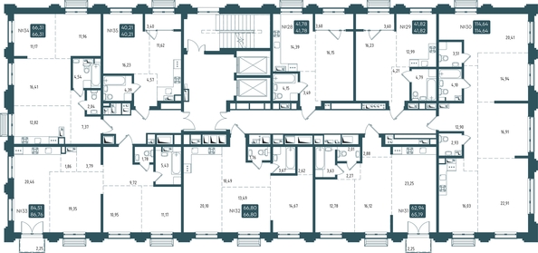 
   Продам 2-комнатную, 65.19 м², Бродский, 1-я очередь

. Фото 1.