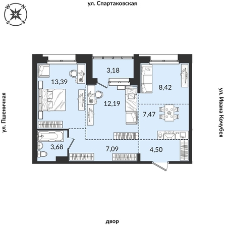 
   Продам 3-комнатную, 59.93 м², Источник, дом 1

. Фото 1.