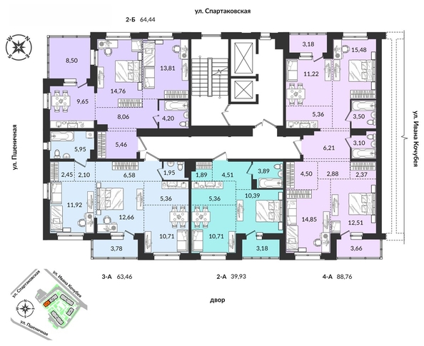 
   Продам 3-комнатную, 63.46 м², Источник, дом 1

. Фото 3.