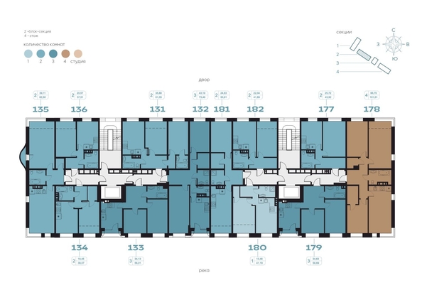 
   Продам 3-комнатную, 74.41 м², RIVERANG (РиверАнг)

. Фото 3.